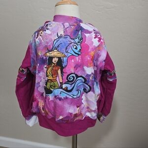 Colorful Character Print Jacket
